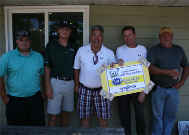 Golf Scramble 2016 1st place