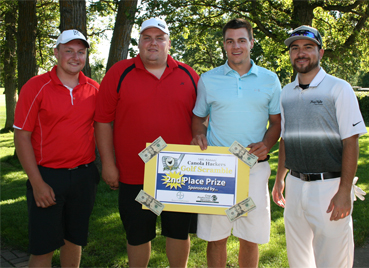 Golf Scramble 2016 2nd place