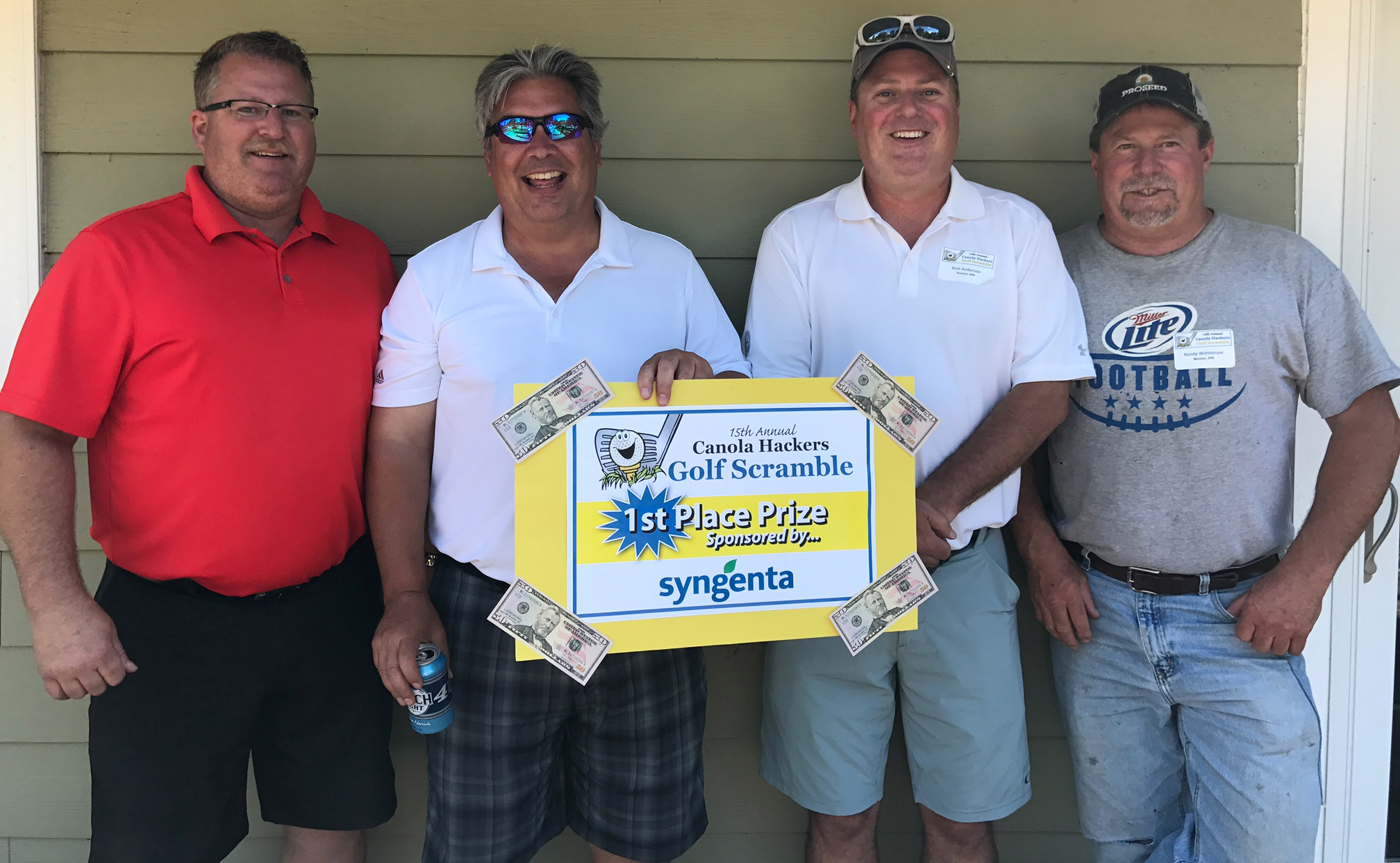 Golf Scramble 2017 1st place