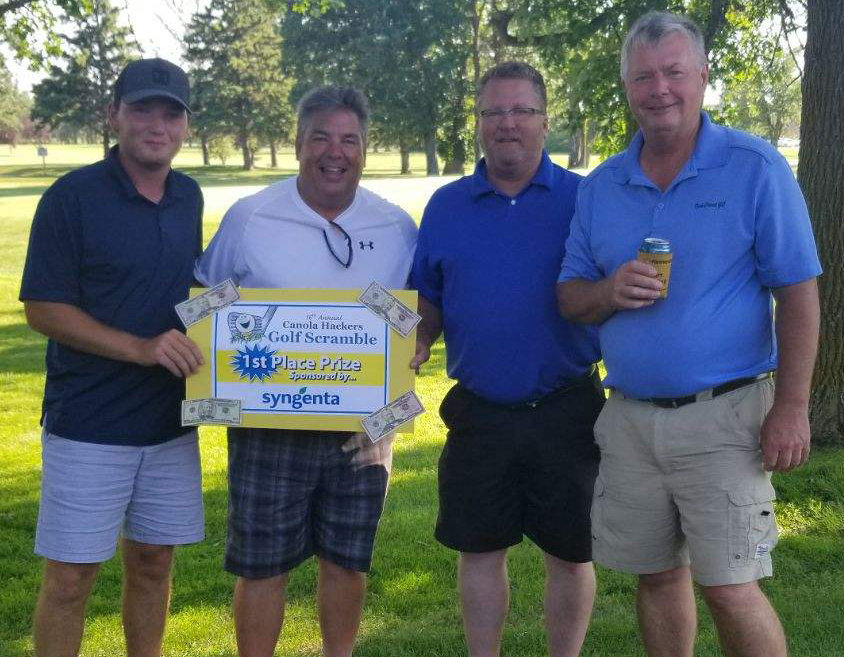 Golf Scramble 2018 1st place