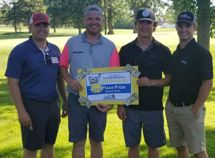 Golf Scramble 2018 2nd place