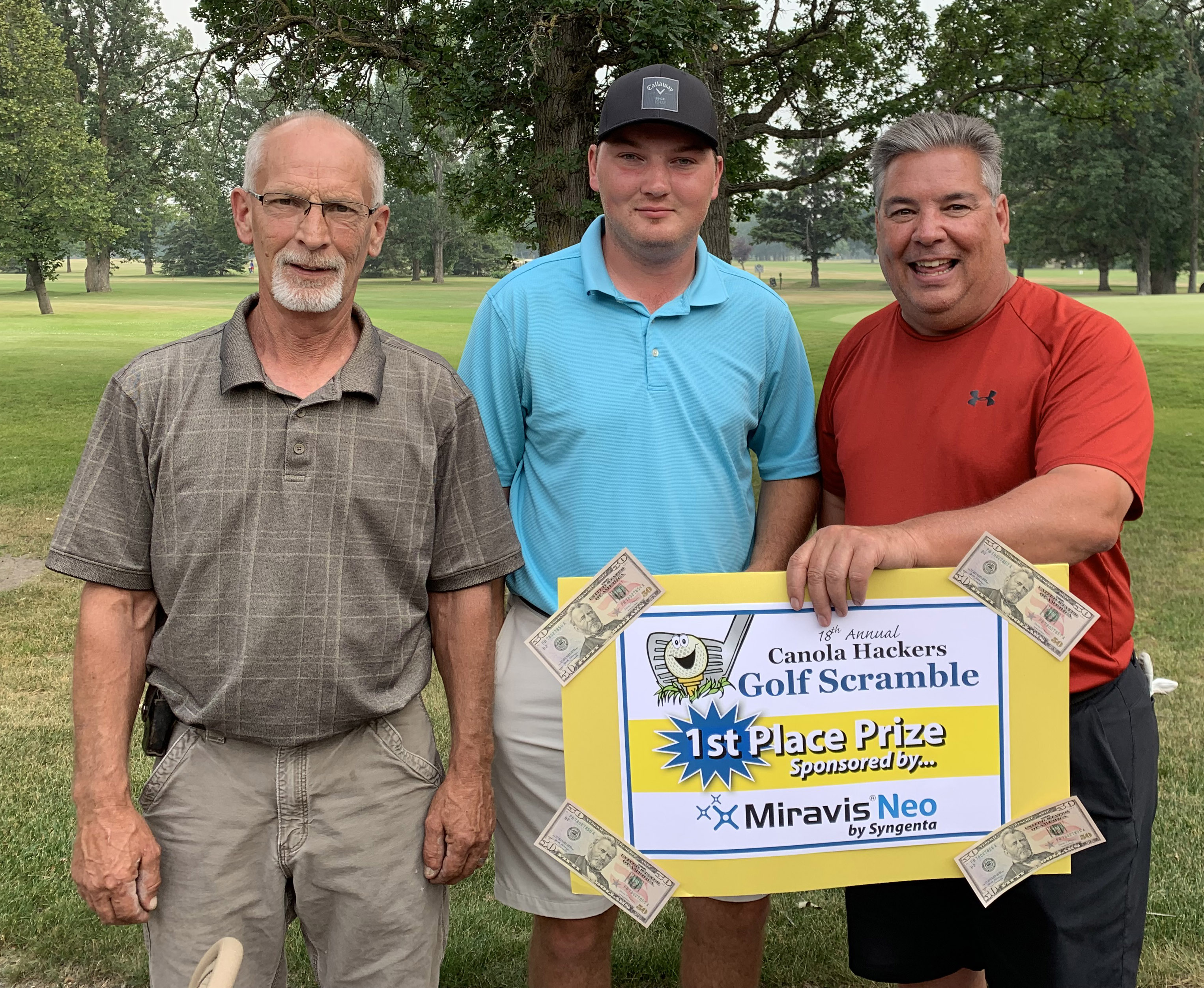 Golf Scramble 2021 1st place