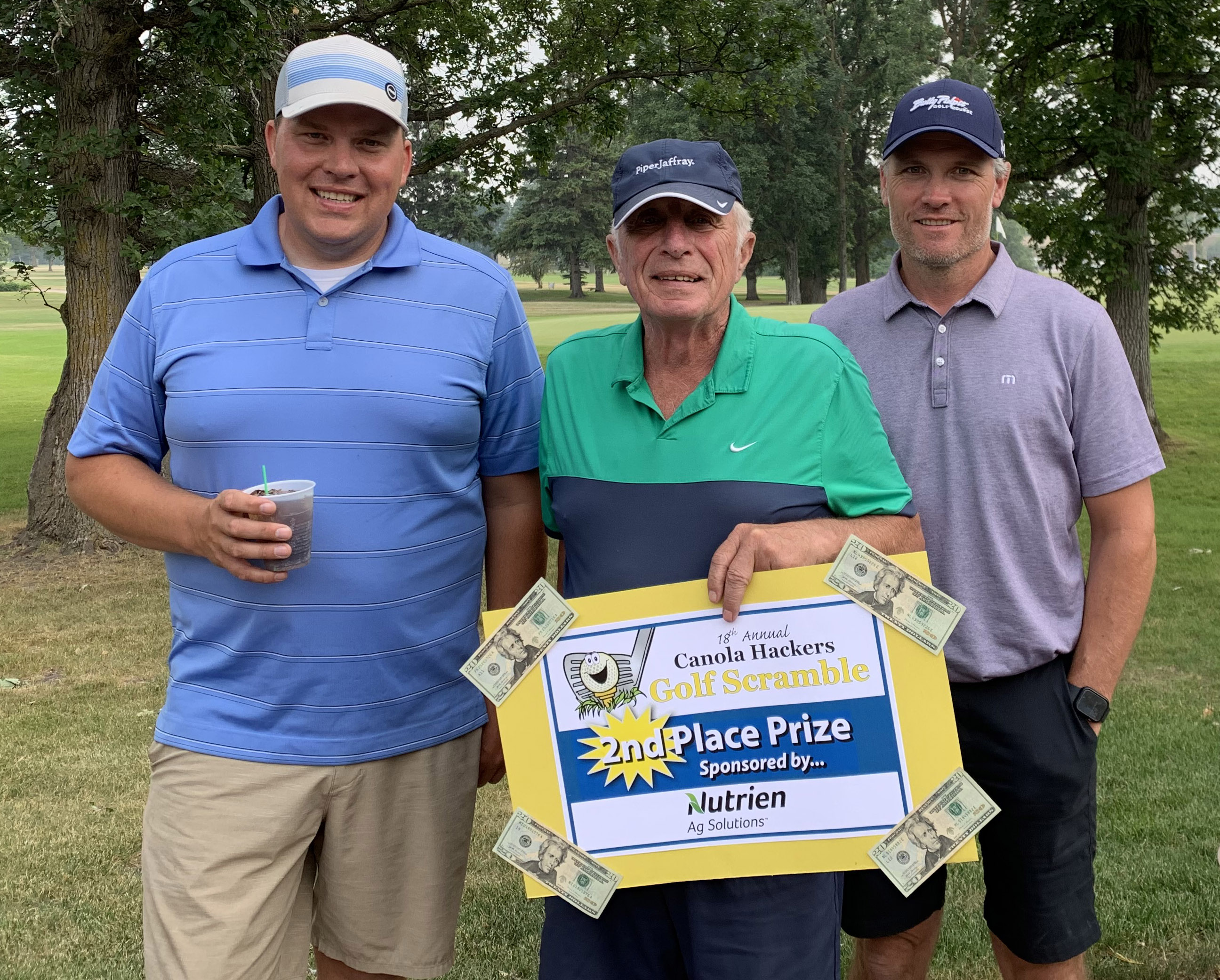 Golf Scramble 2021 2nd place