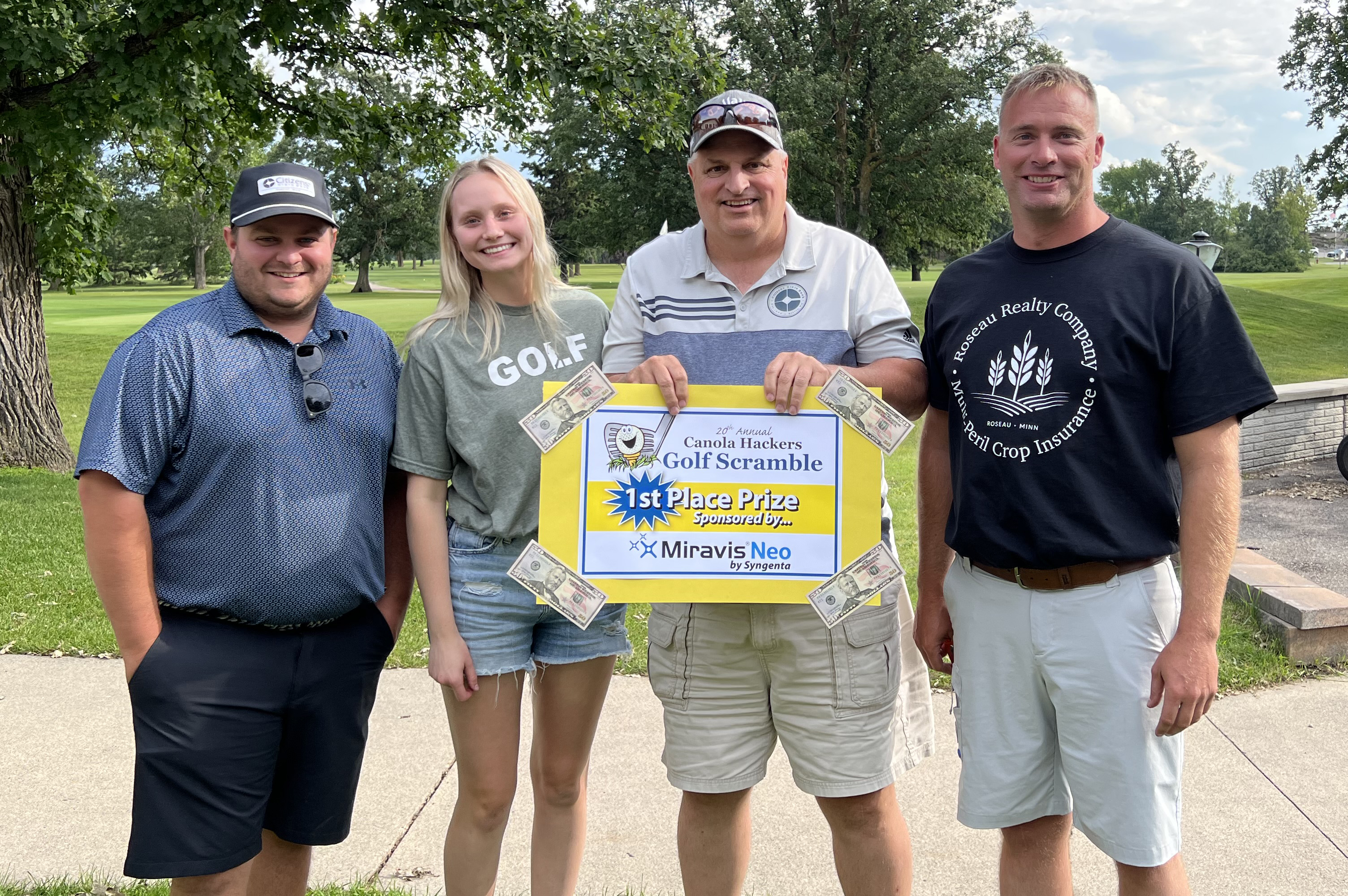 Golf Scramble 2023 1st place