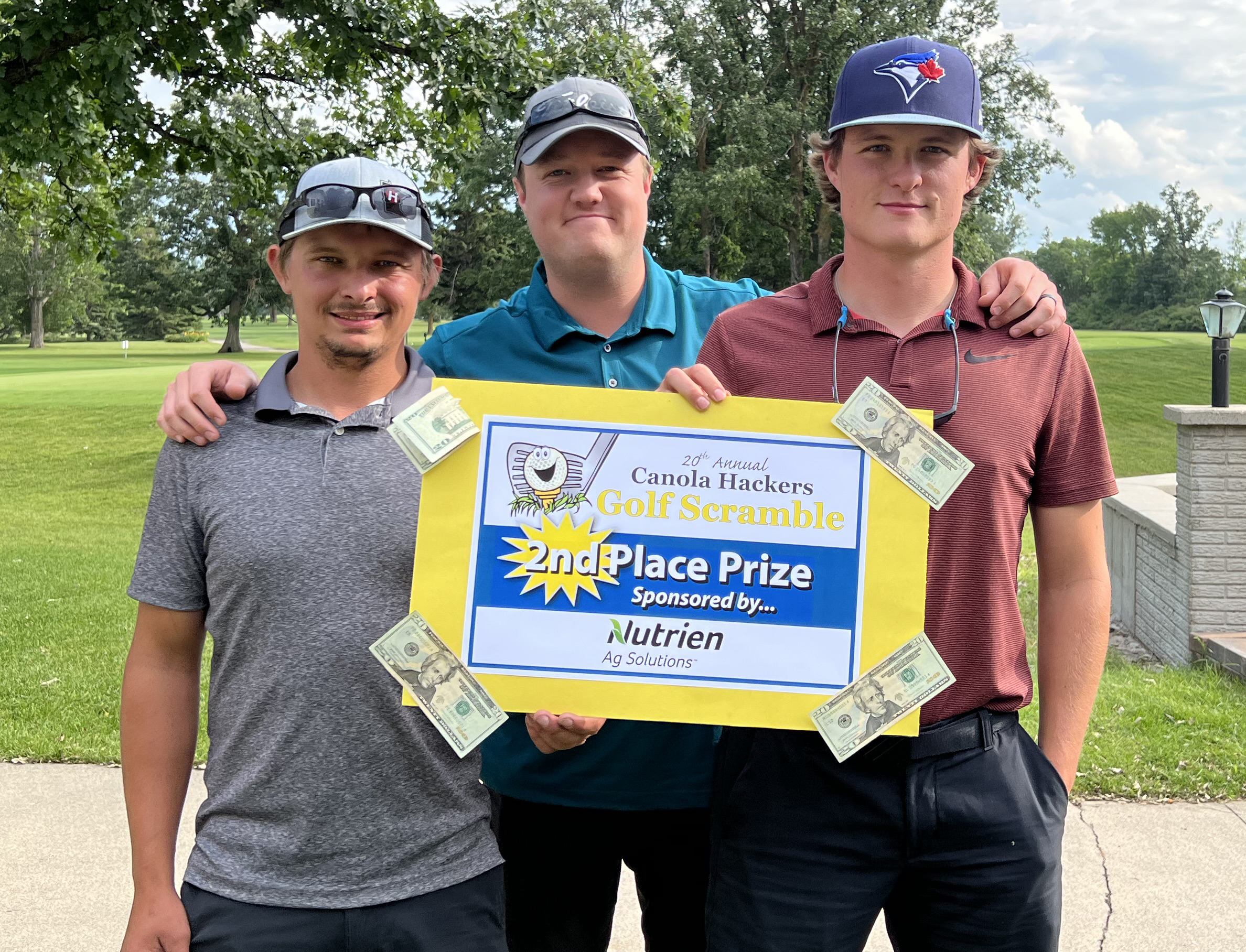 Golf Scramble 2023 2nd place